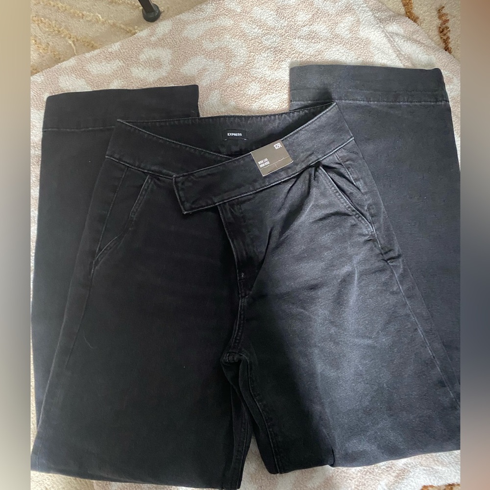 Express Jet Black Denim Pants